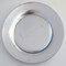 Handmade Metallic Glass Salad Plate Opalescent Textured Tableware